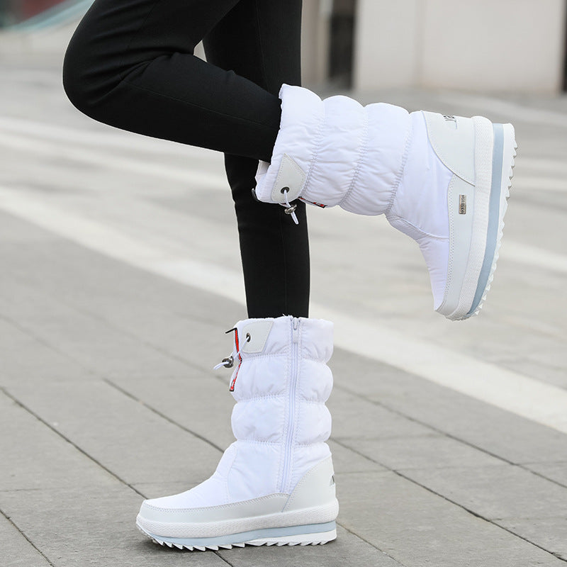 Bottes D'Hiver Femme Doublées – Mi-Mollet