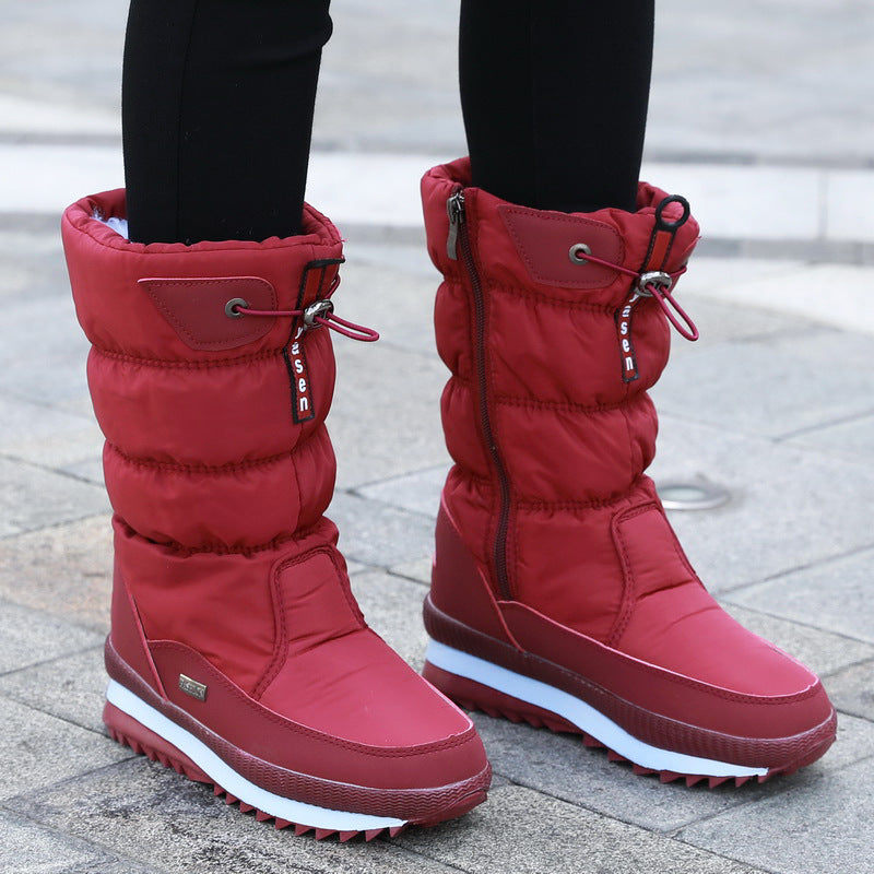 Bottes D'Hiver Femme Doublées – Mi-Mollet