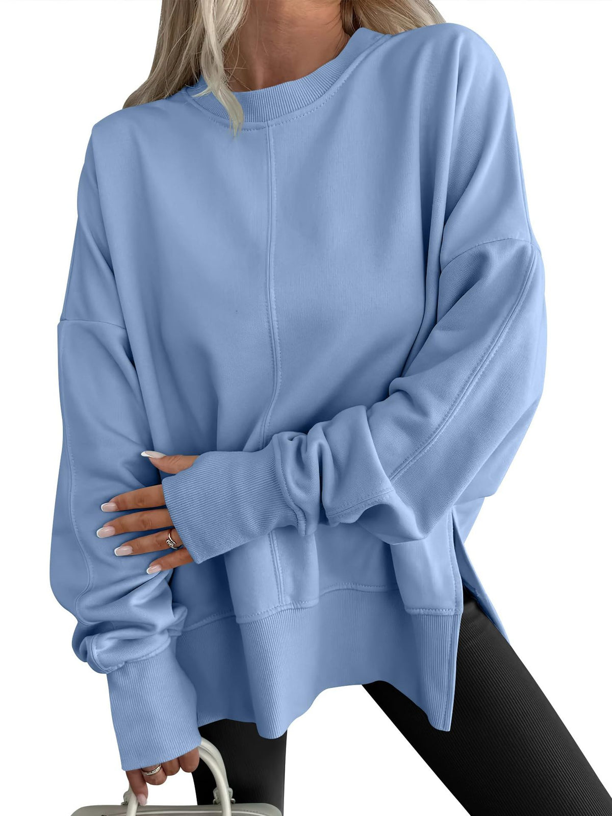 Pull Femme Basique En Maille Tricotée