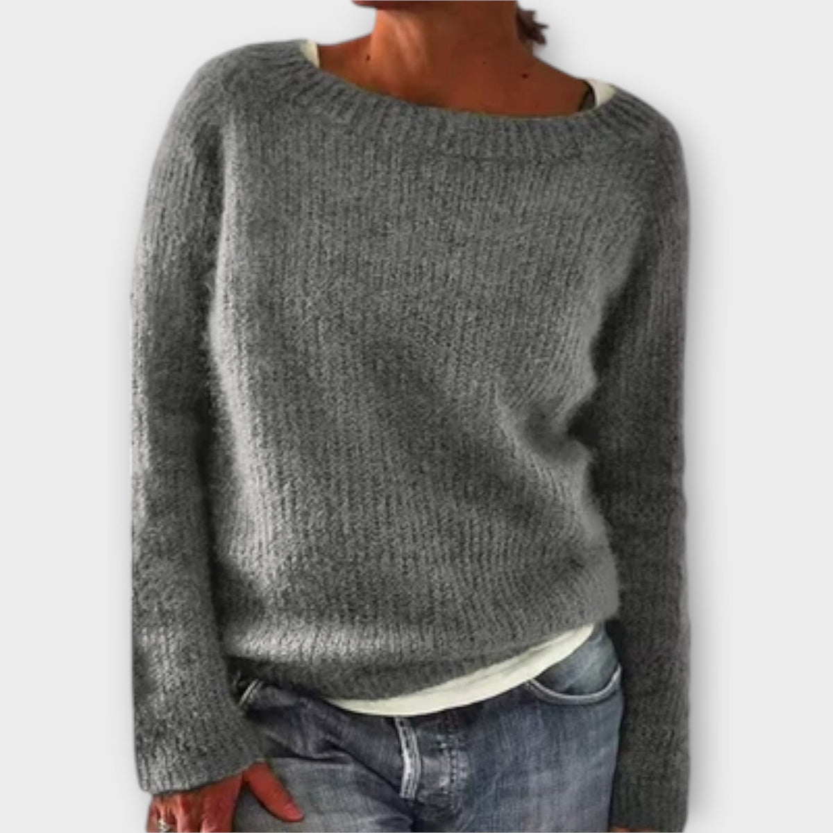 Pull Femme En Maille Fair Isle