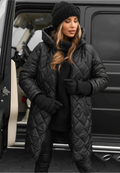 Manteau Long Matelassé Femme – Avec Capuche