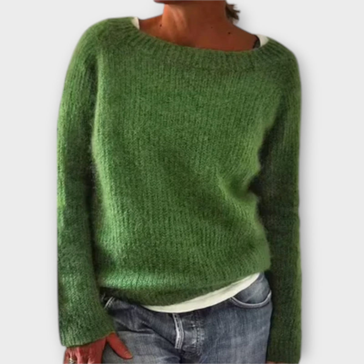 Pull Femme En Maille Fair Isle