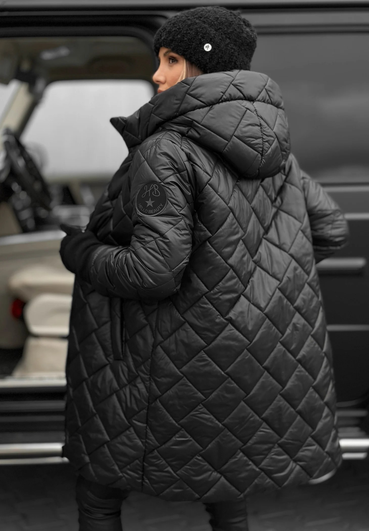Manteau Long Matelassé Femme – Avec Capuche