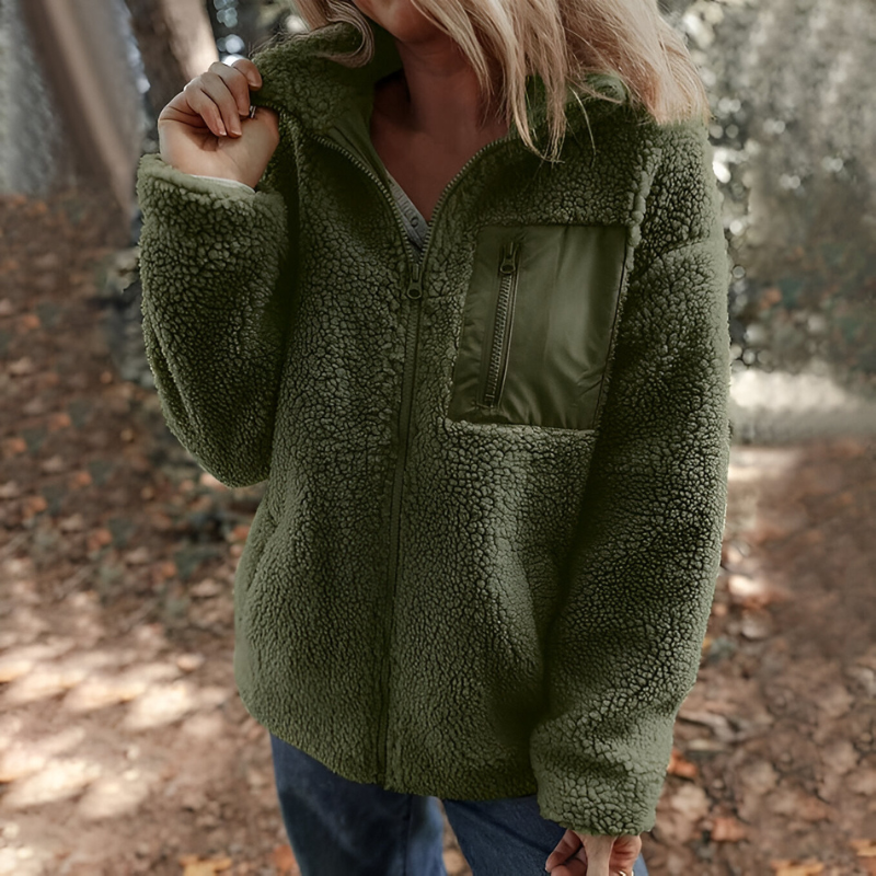 Veste Polaire Teddy Femme – Zippée