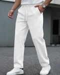 Pantalon De Jogging Homme En Maille Gaufrée
