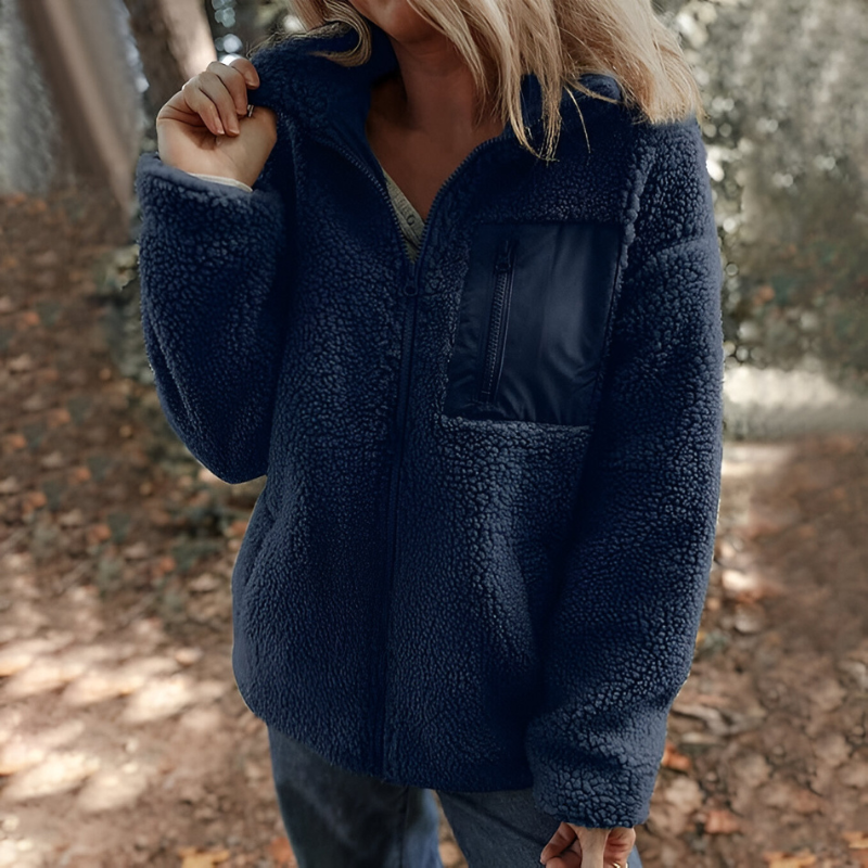 Veste Polaire Teddy Femme – Zippée