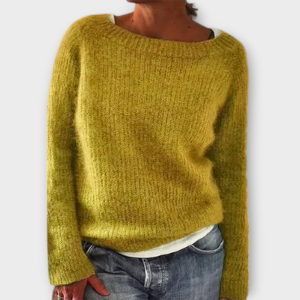 Pull Femme En Maille Fair Isle
