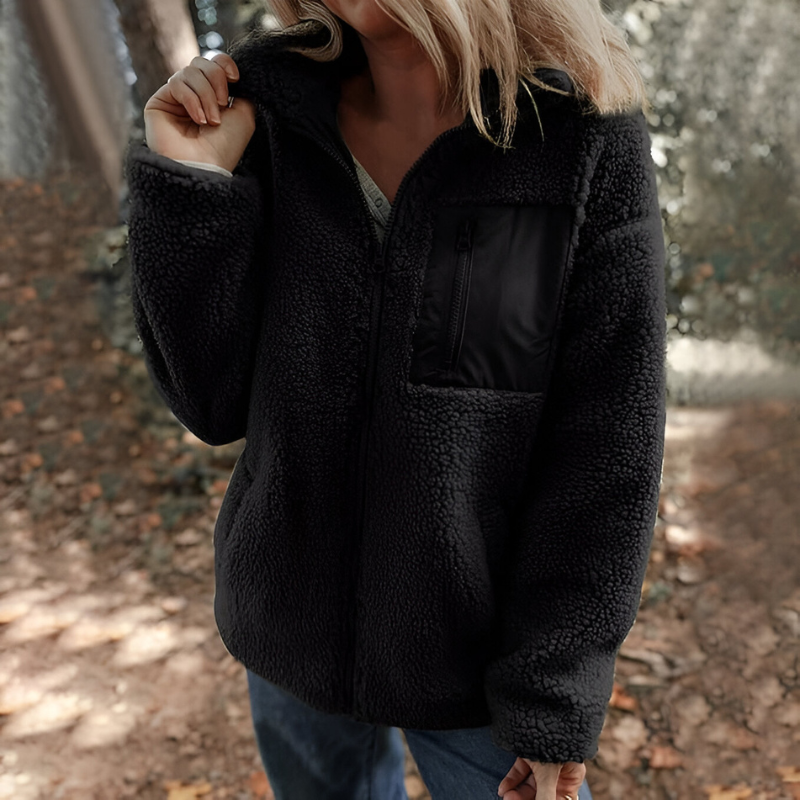 Veste Polaire Teddy Femme – Zippée