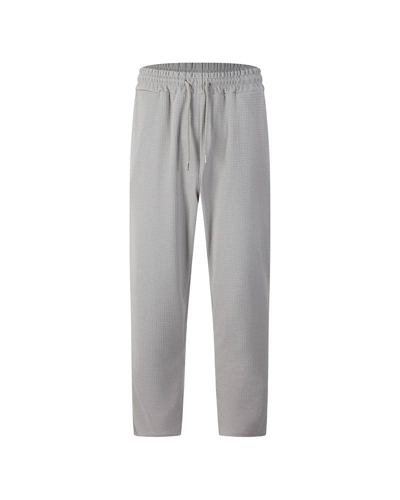 Pantalon De Jogging Homme En Maille Gaufrée