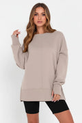 Pull Femme Basique En Maille Tricotée