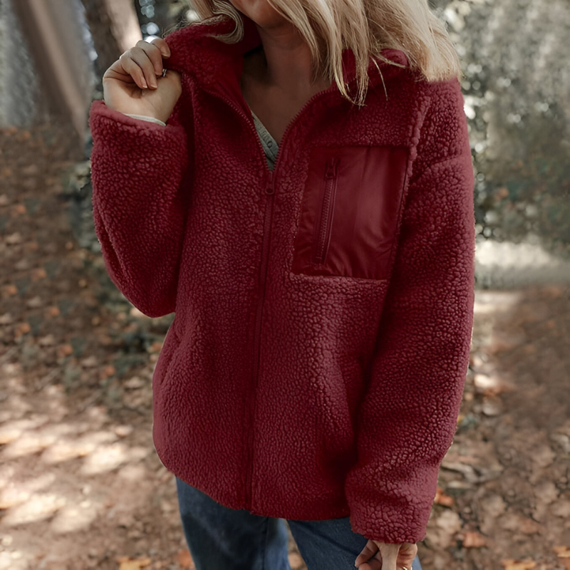 Veste Polaire Teddy Femme – Zippée