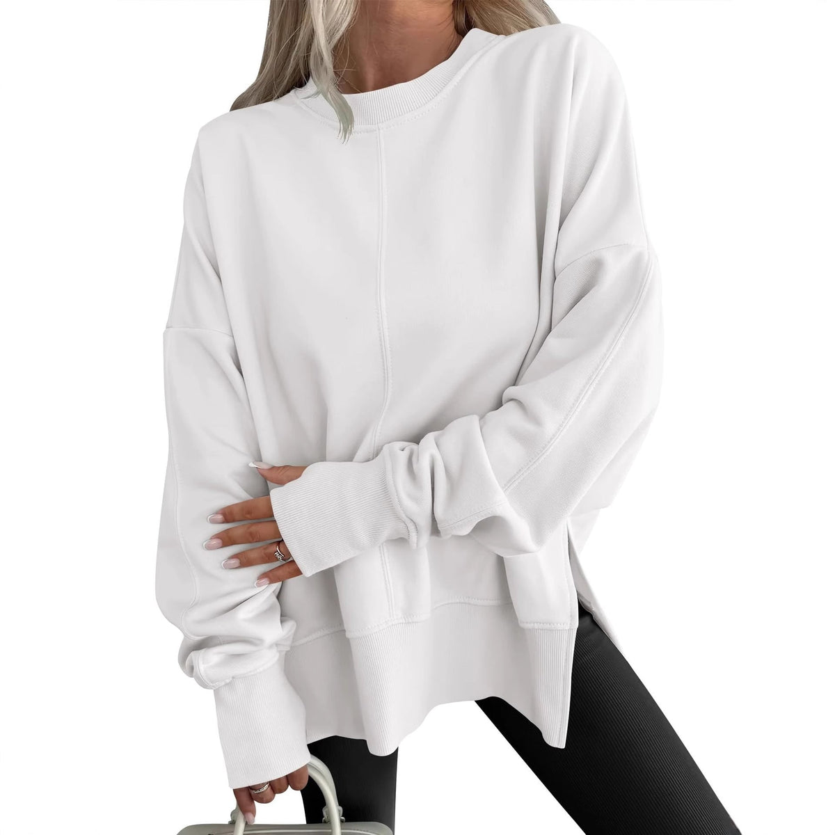 Pull Femme Basique En Maille Tricotée