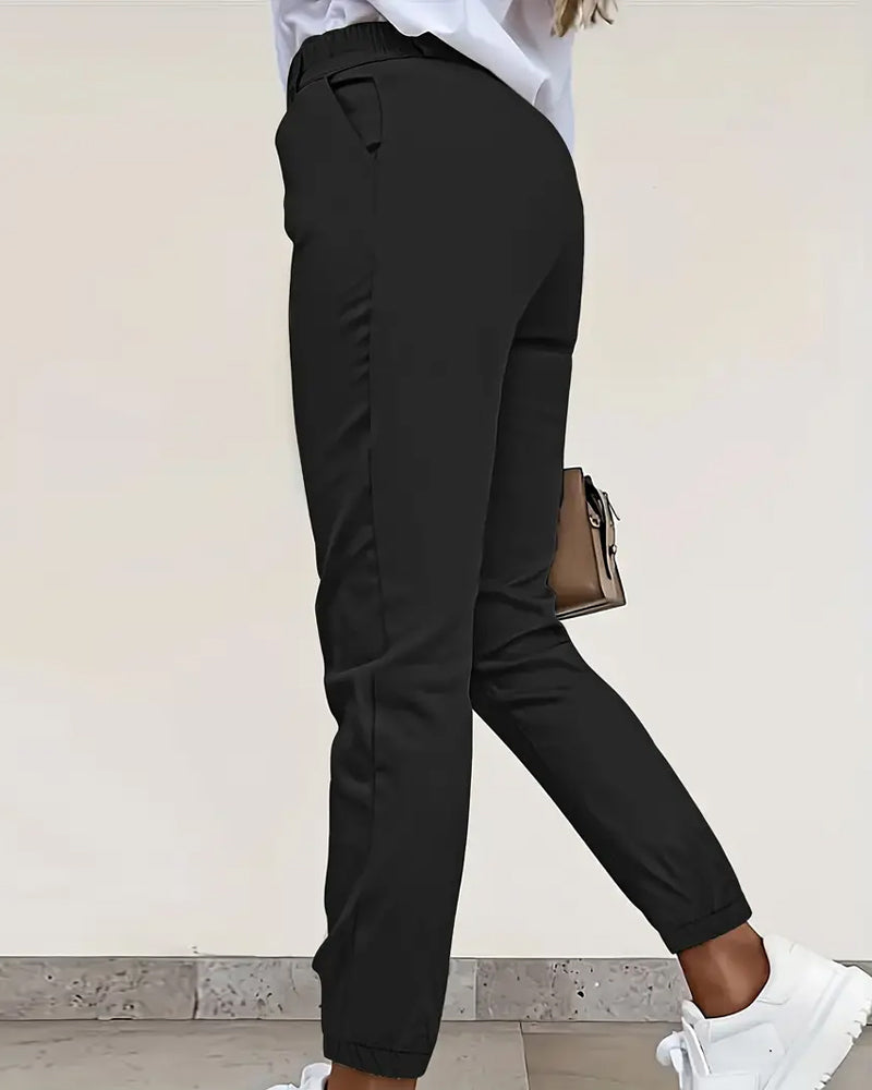 Pantalon Cigarette Femme – Longueur Cheville