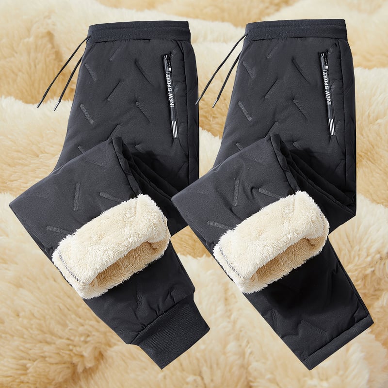 Pantalon De Jogging Homme Doublé Polaire – Taille Élastique