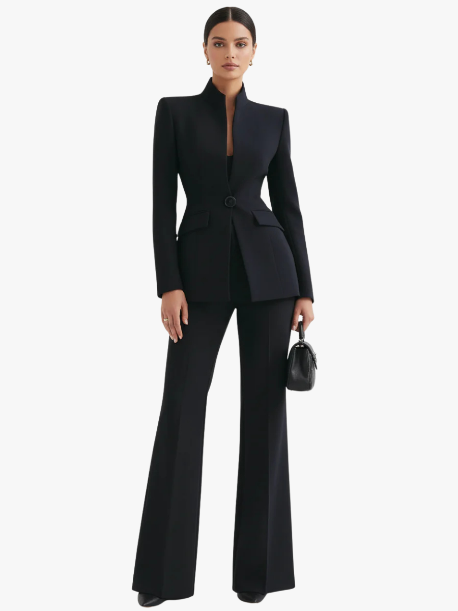 Tailleur Pantalon Femme Deux Pièces – Blazer Et Pantalon