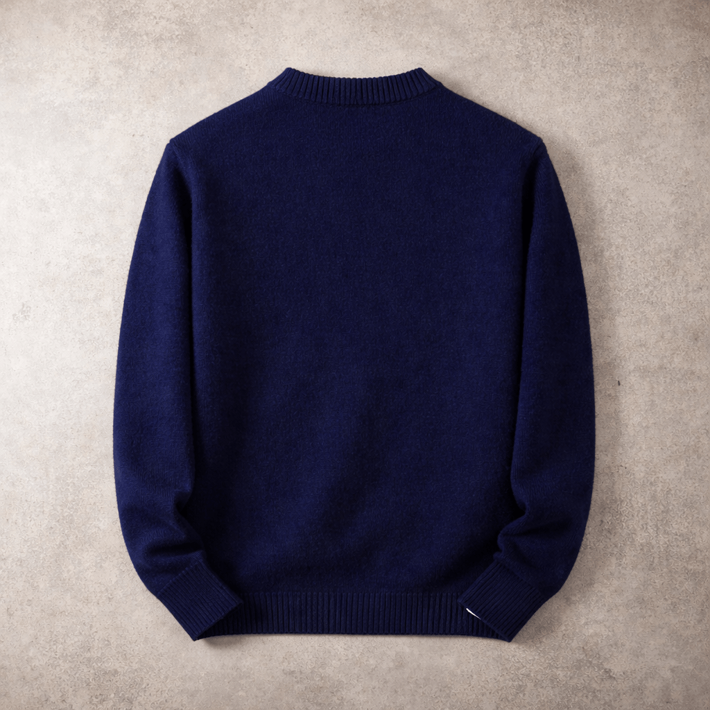 Pull Col Rond Homme En Maille Douce