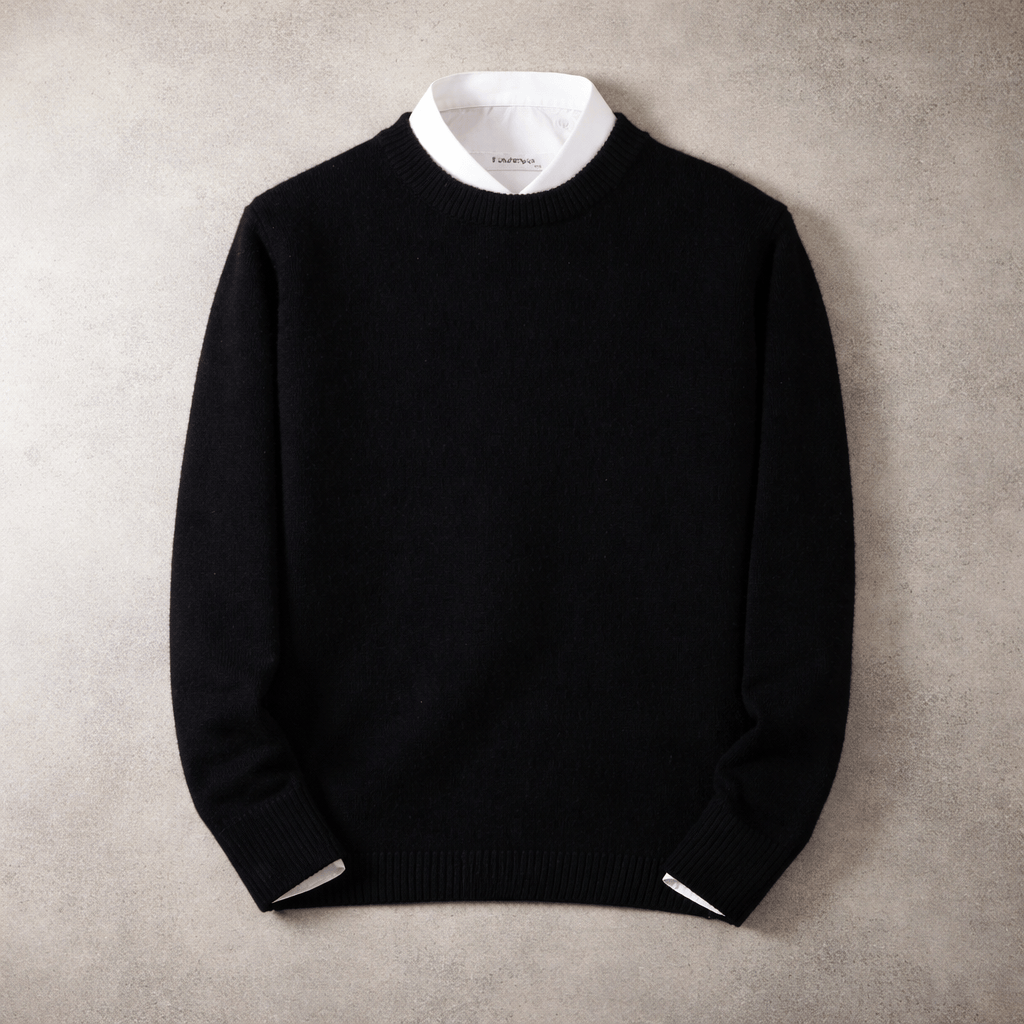 Pull Col Rond Homme En Maille Douce