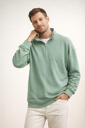 Sweat Homme Demi-Zippé – Col Montant