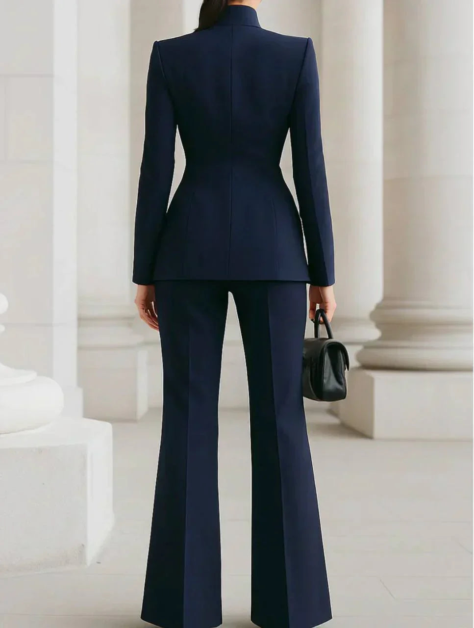 Tailleur Pantalon Femme Deux Pièces – Blazer Et Pantalon