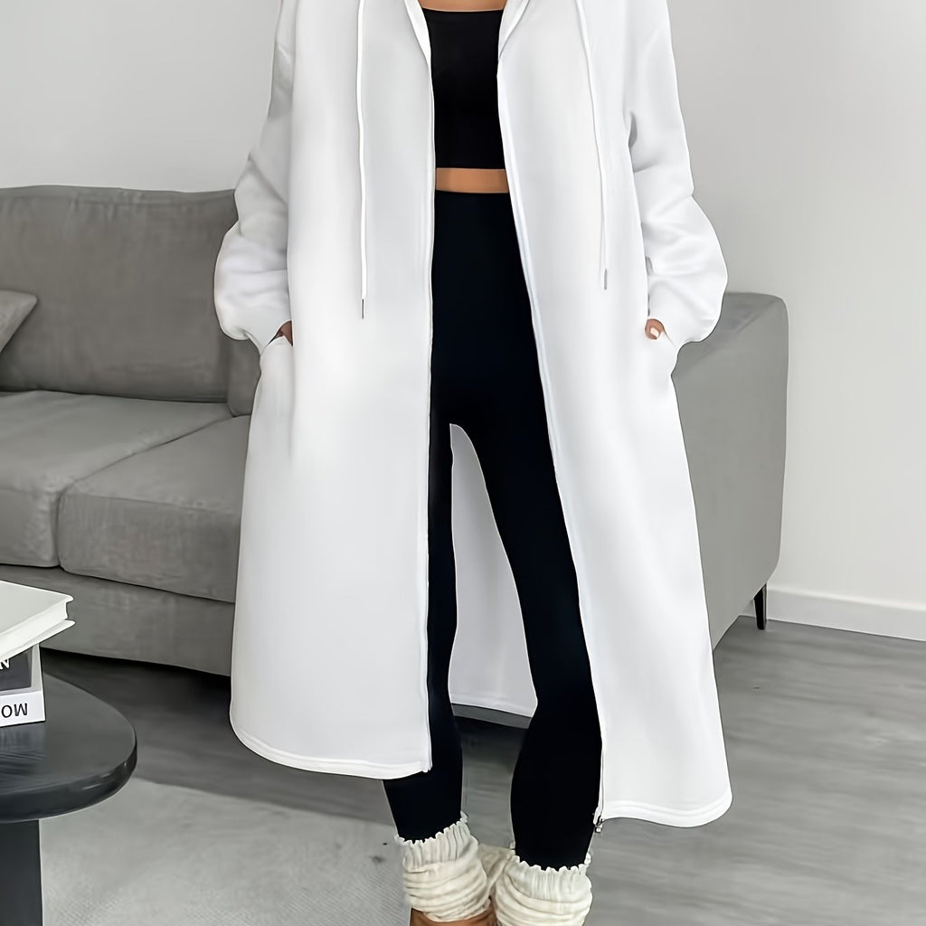 Veste Femme À Capuche Zippée