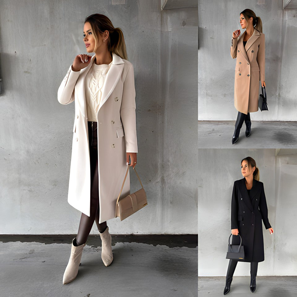 Trench Long Femme Ceinturé