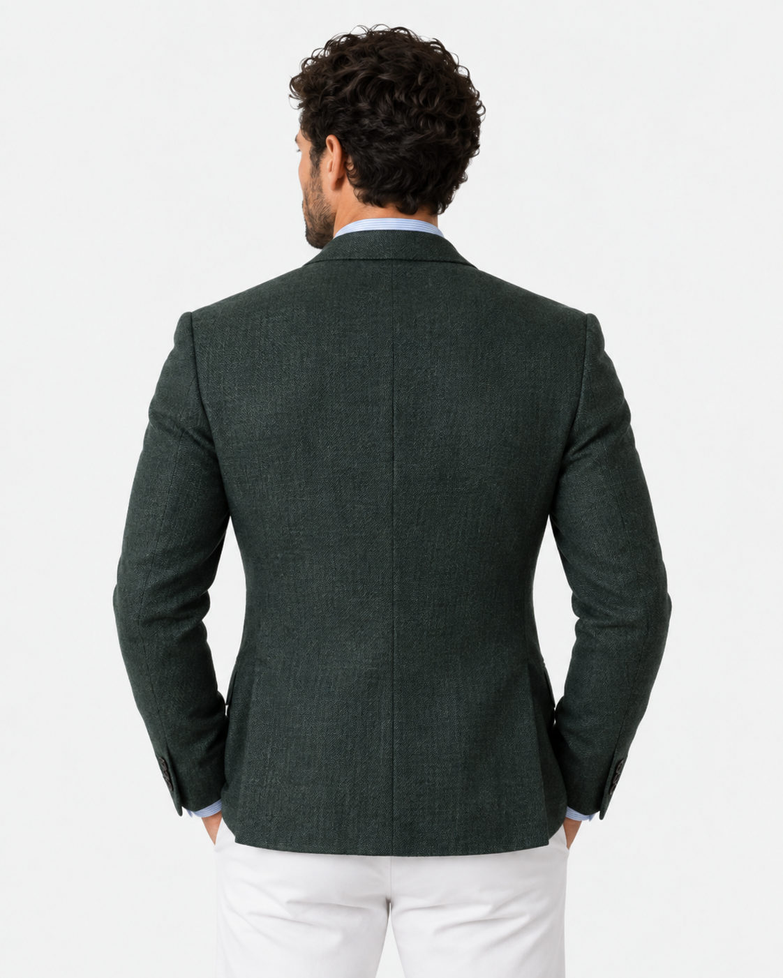 Blazer Homme Cintré – Revers En Pointe