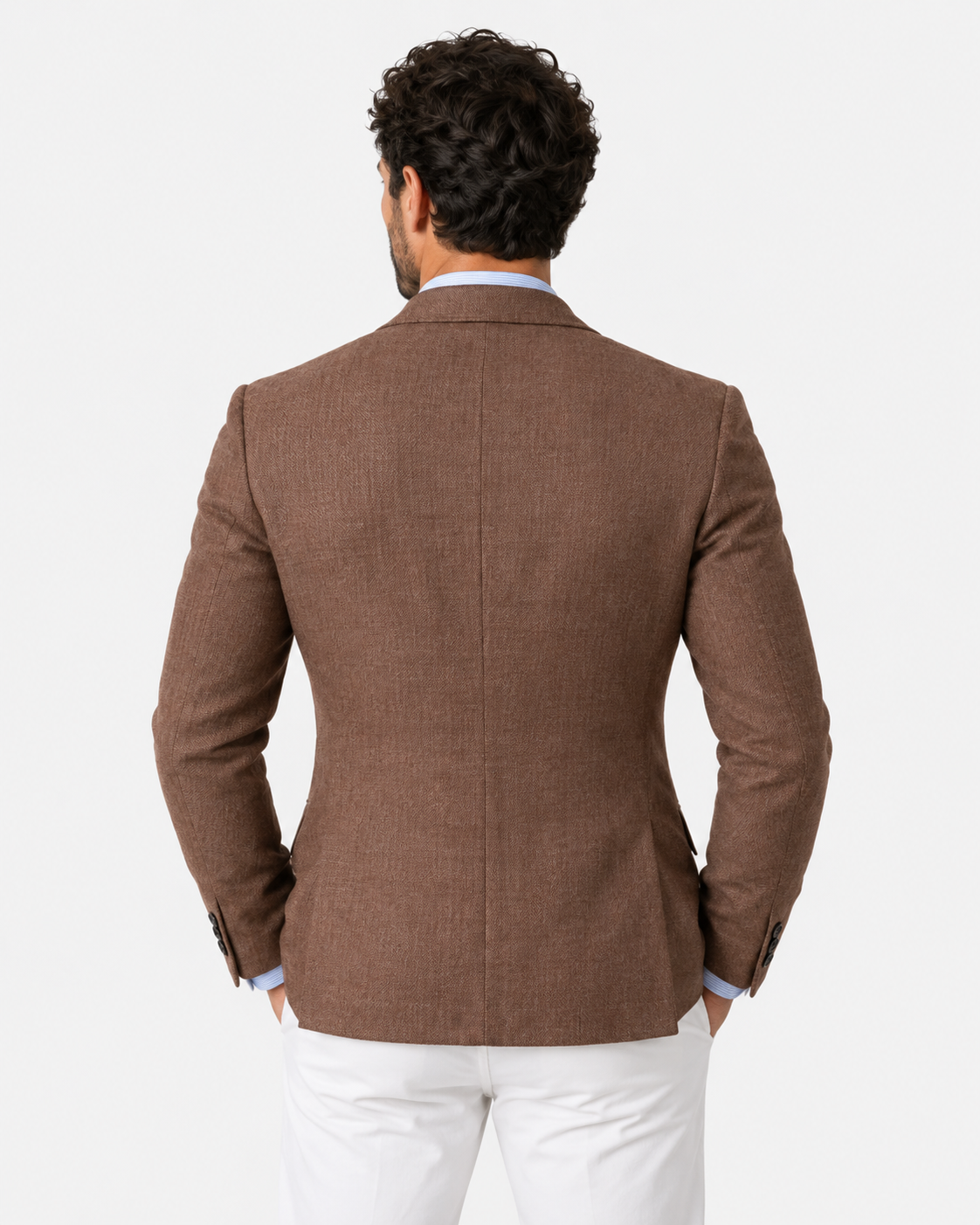 Blazer Homme Cintré – Revers En Pointe