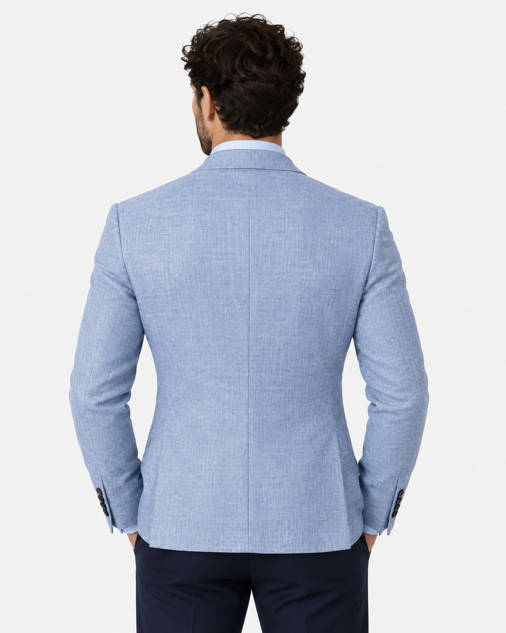 Blazer Homme Cintré – Revers En Pointe