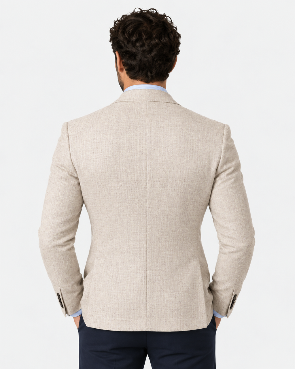 Blazer Homme Cintré – Revers En Pointe