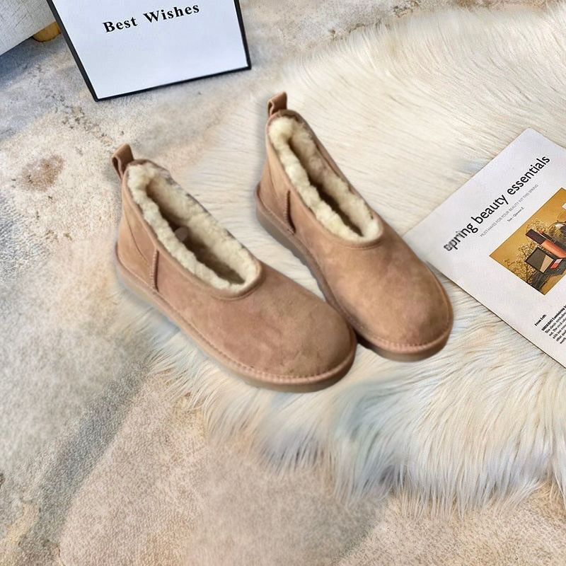 Mocassins Femme Fourrés – Fausse Fourrure
