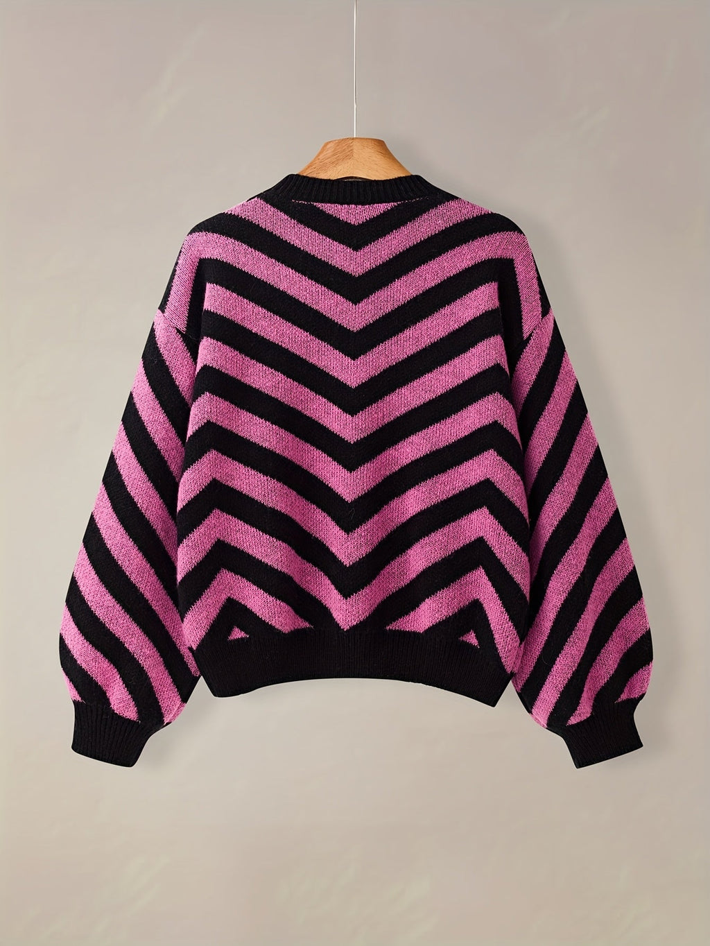 Pull Femme En Maille À Chevrons
