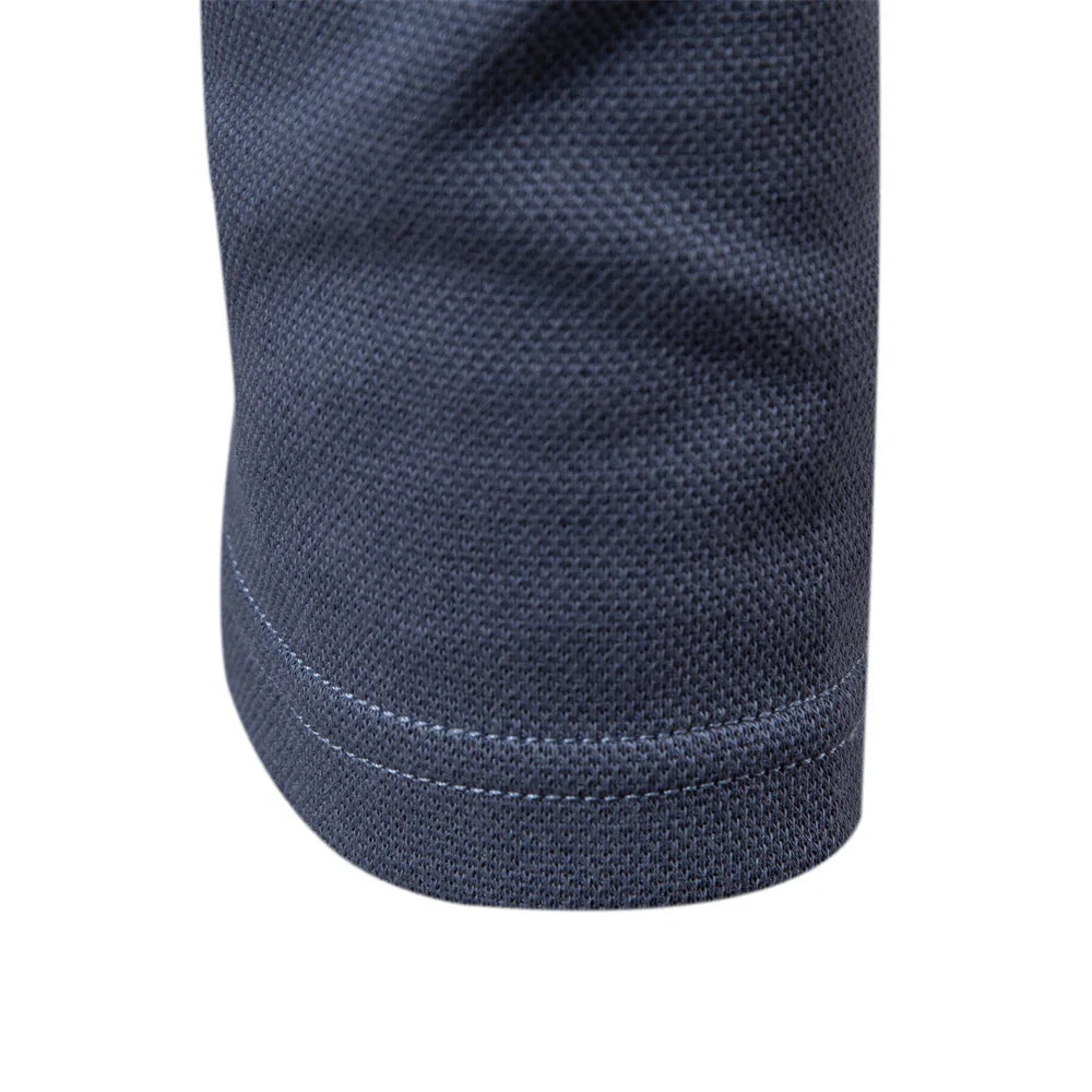 Polo Homme Manches Longues – Col Ouvert