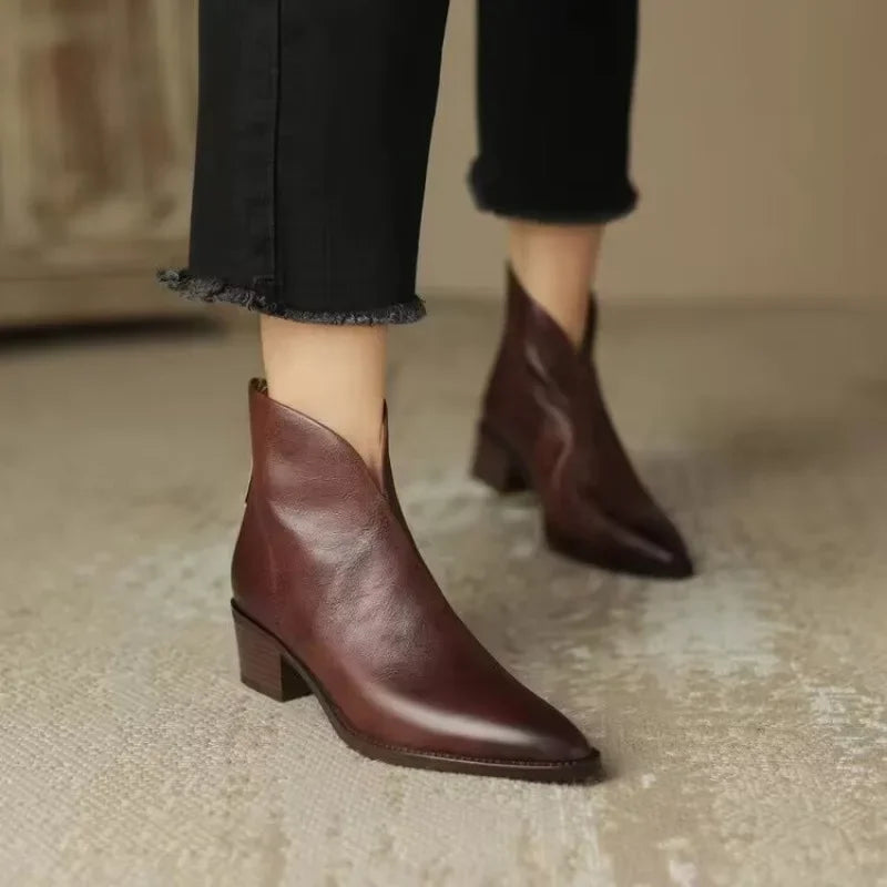 Bottines Chelsea Femme – Talon Bloc
