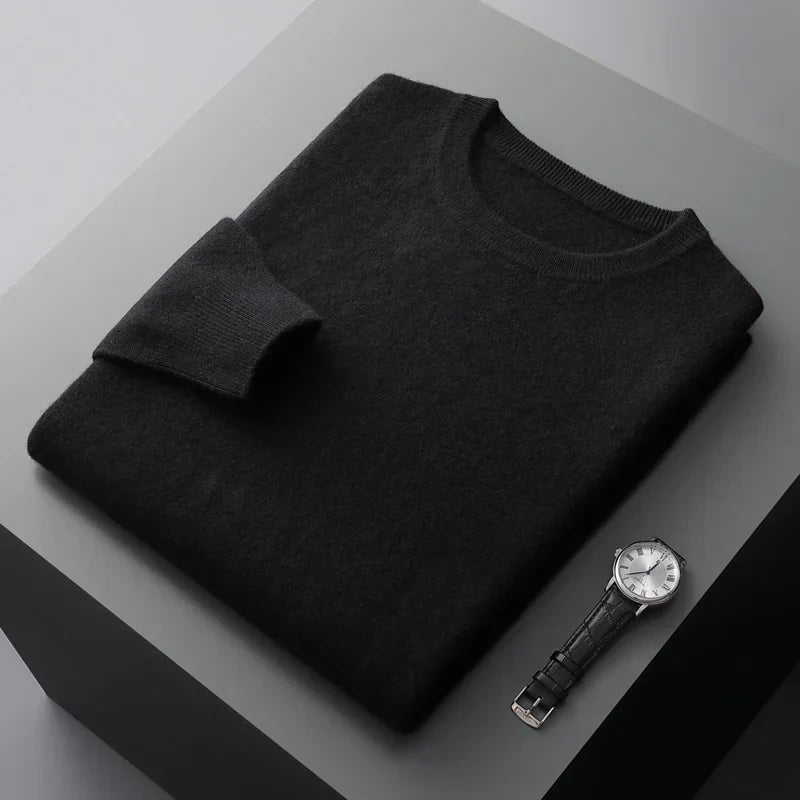 Pull Homme En Maille Fine – Col Rond