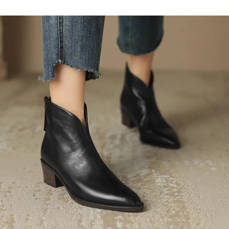 Bottines Chelsea Femme – Talon Bloc