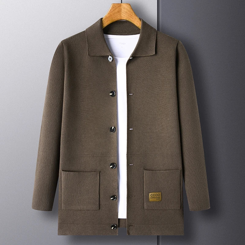 Gilet Homme En Maille – Col Tailleur