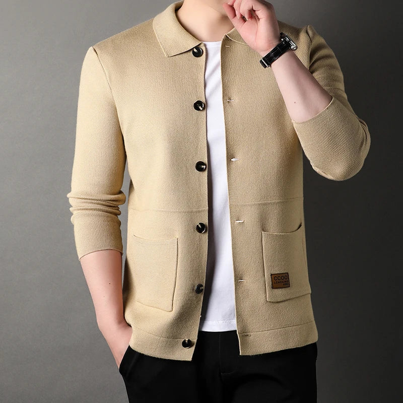 Gilet Homme En Maille – Col Tailleur