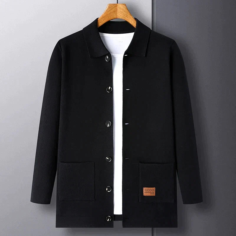 Gilet Homme En Maille – Col Tailleur