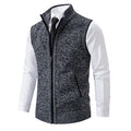 Pull Sans Manches Homme Zippé – Col Montant