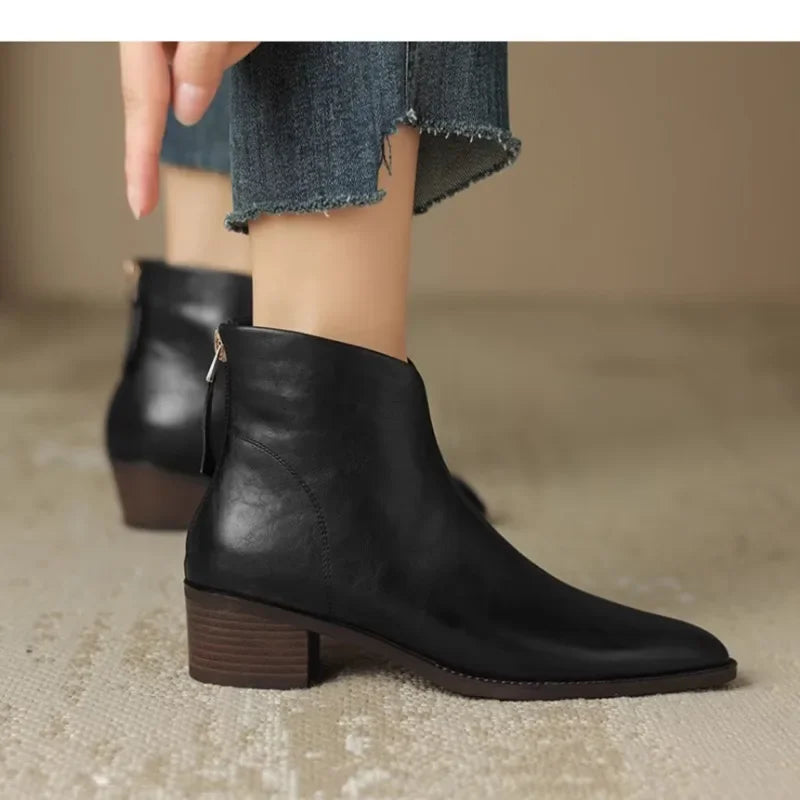 Bottines Chelsea Femme – Talon Bloc