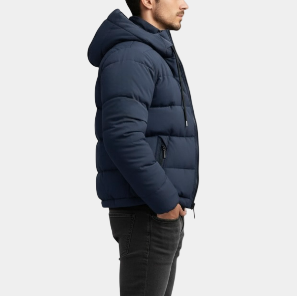 Doudoune Homme – Capuche Réglable