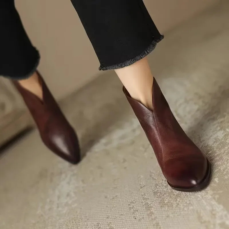 Bottines Chelsea Femme – Talon Bloc