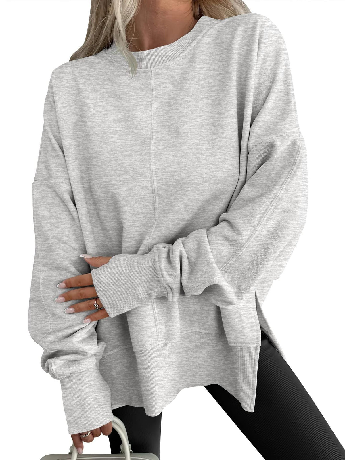 Pull Femme Basique En Maille Tricotée