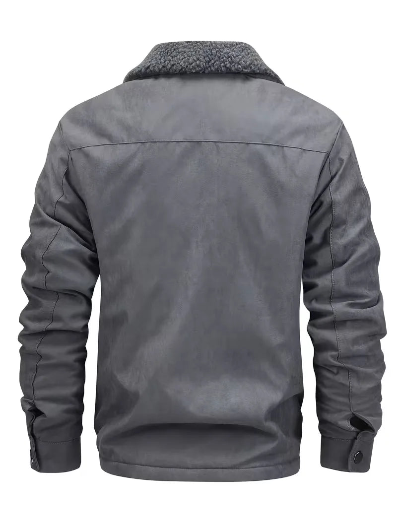 Veste Trucker Homme Doublée Sherpa – Effet Daim