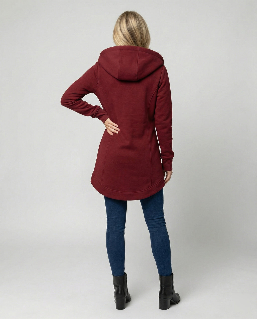 Manteau Femme Polaire À Capuche – Mi-Long