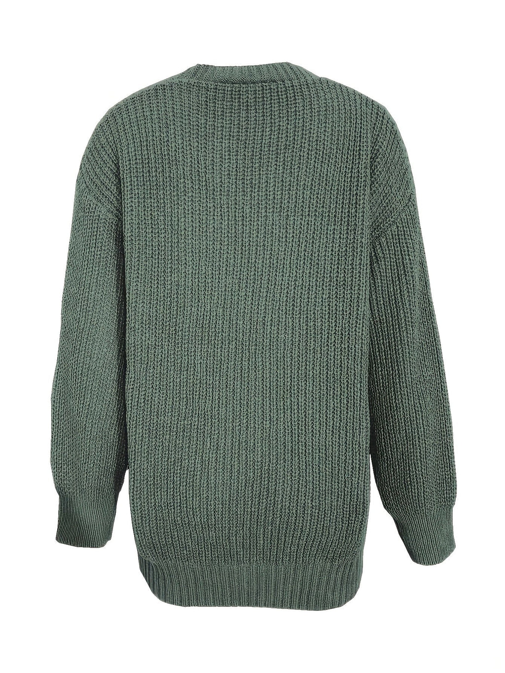Gilet Femme Oversize En Grosse Maille – Poches Plaquées
