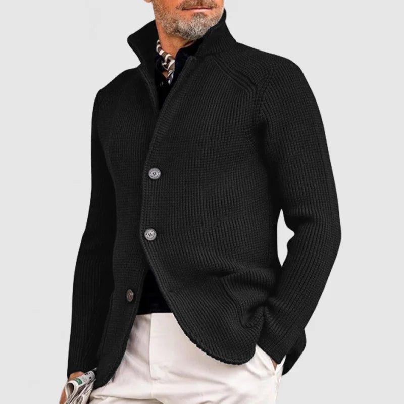 Gilet Blazer Homme En Maille Côtelée