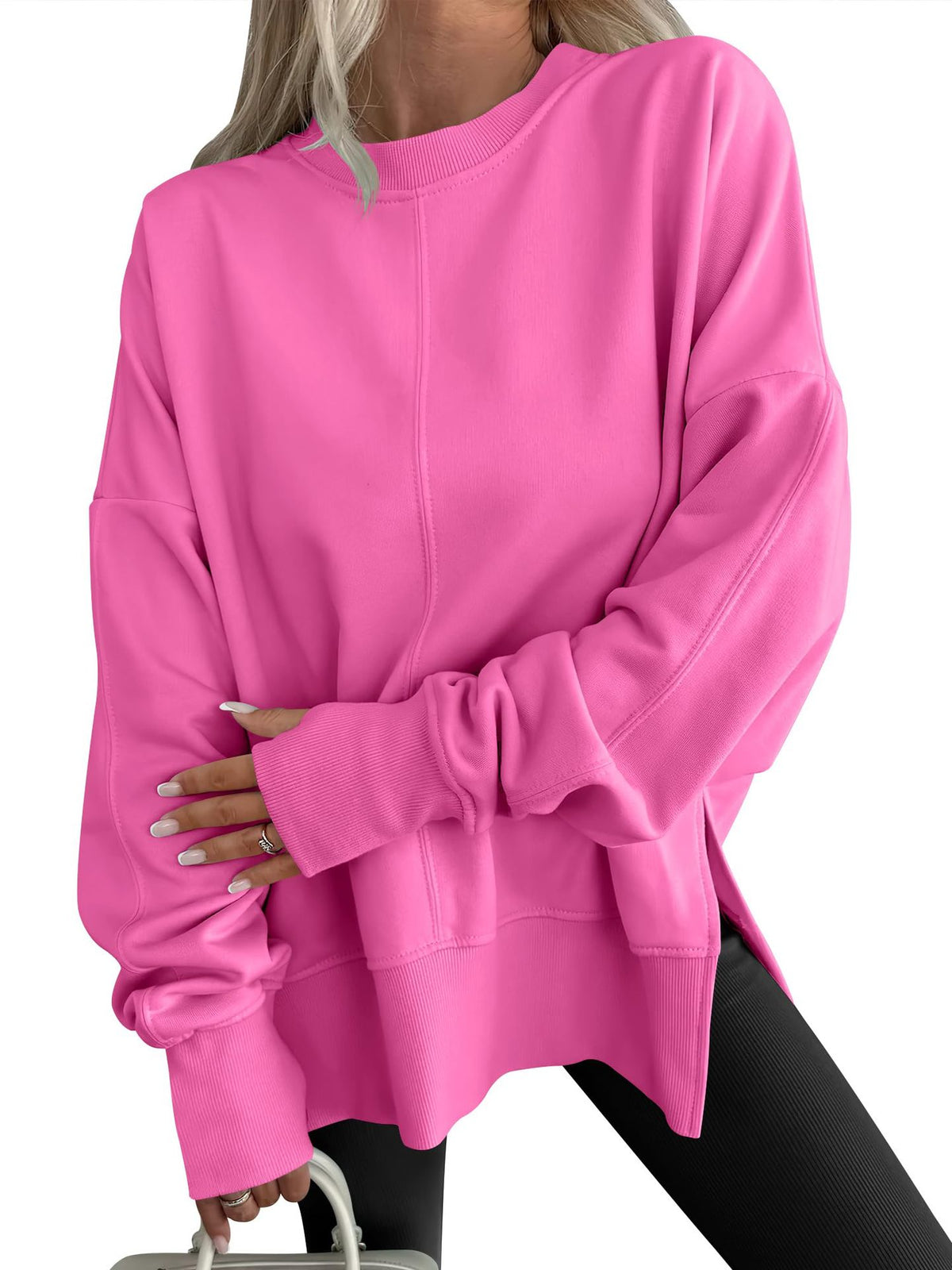 Pull Femme Basique En Maille Tricotée