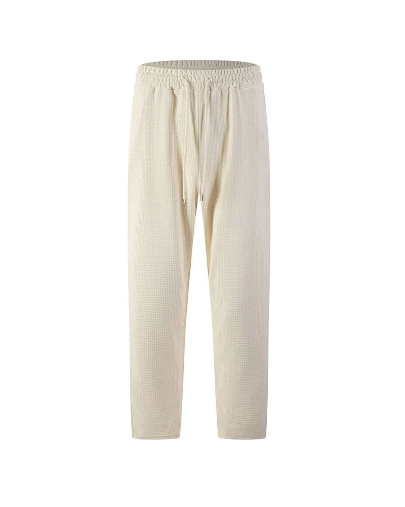 Pantalon De Jogging Homme En Maille Gaufrée