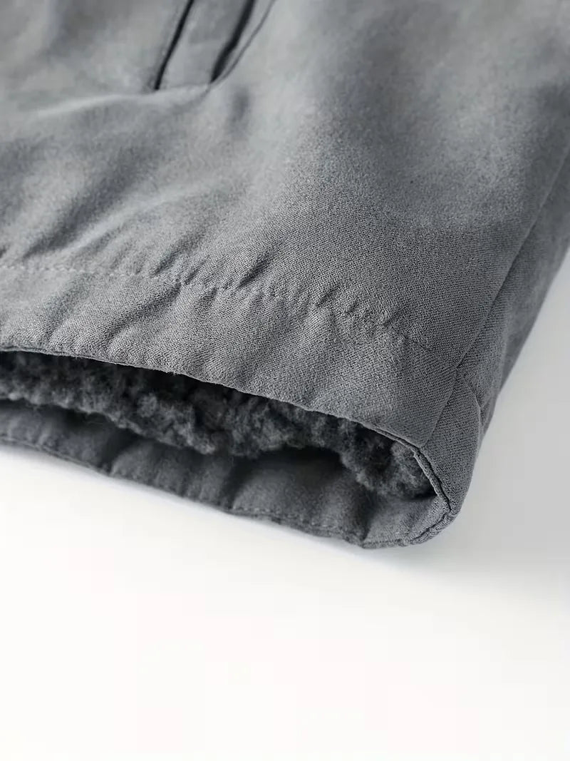 Veste Trucker Homme Doublée Sherpa – Effet Daim